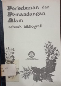 Perkebunan, Pemandangan Alam: Sebuah Bibliografi